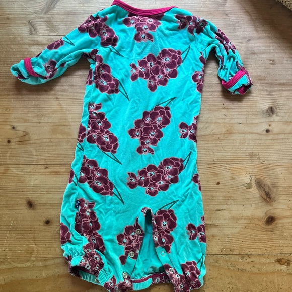 Kickee Pants Button Gown 0-3 months - Picture 3 of 3